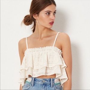 Tularosa crop top !!! Worn once, Perfect condition